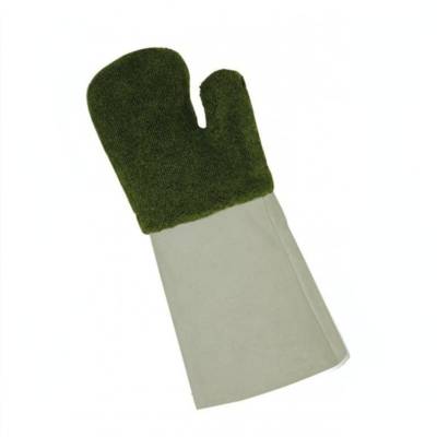 KERMEL® MITTEN WITH LEATHER OVERSLEEVE