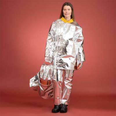 ALUMINIZED TROUSERS