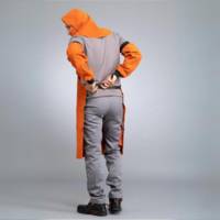 WELDER'S HOOD IN HTR LEATHER