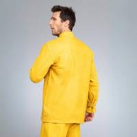 Chaquetilla de soldador de cuero plena flor