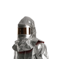 Guêtres de protection contre la chaleur rayonnante aluminisée
