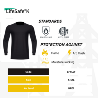 Flame-Resistant ARC Knitted Long Sleeve Base Layer