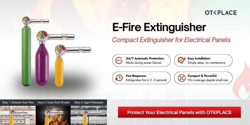 E-fire Solution: Automatic Fire Protection for Electrical Panels & Switchboards
